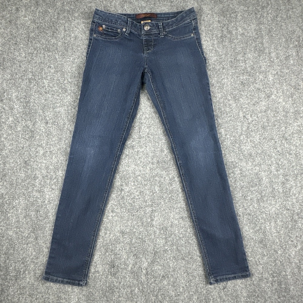 Domaine Brand Jeans Women's Size M Blue Medium Wash Contrast Stitch